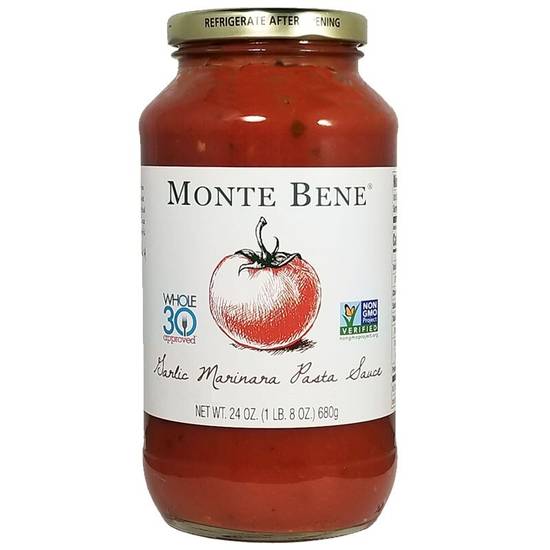 Order Monte Bene Garlic Marinara Pasta Sauce, 24 OZ food online from CVS store, ROCKFORD on bringmethat.com