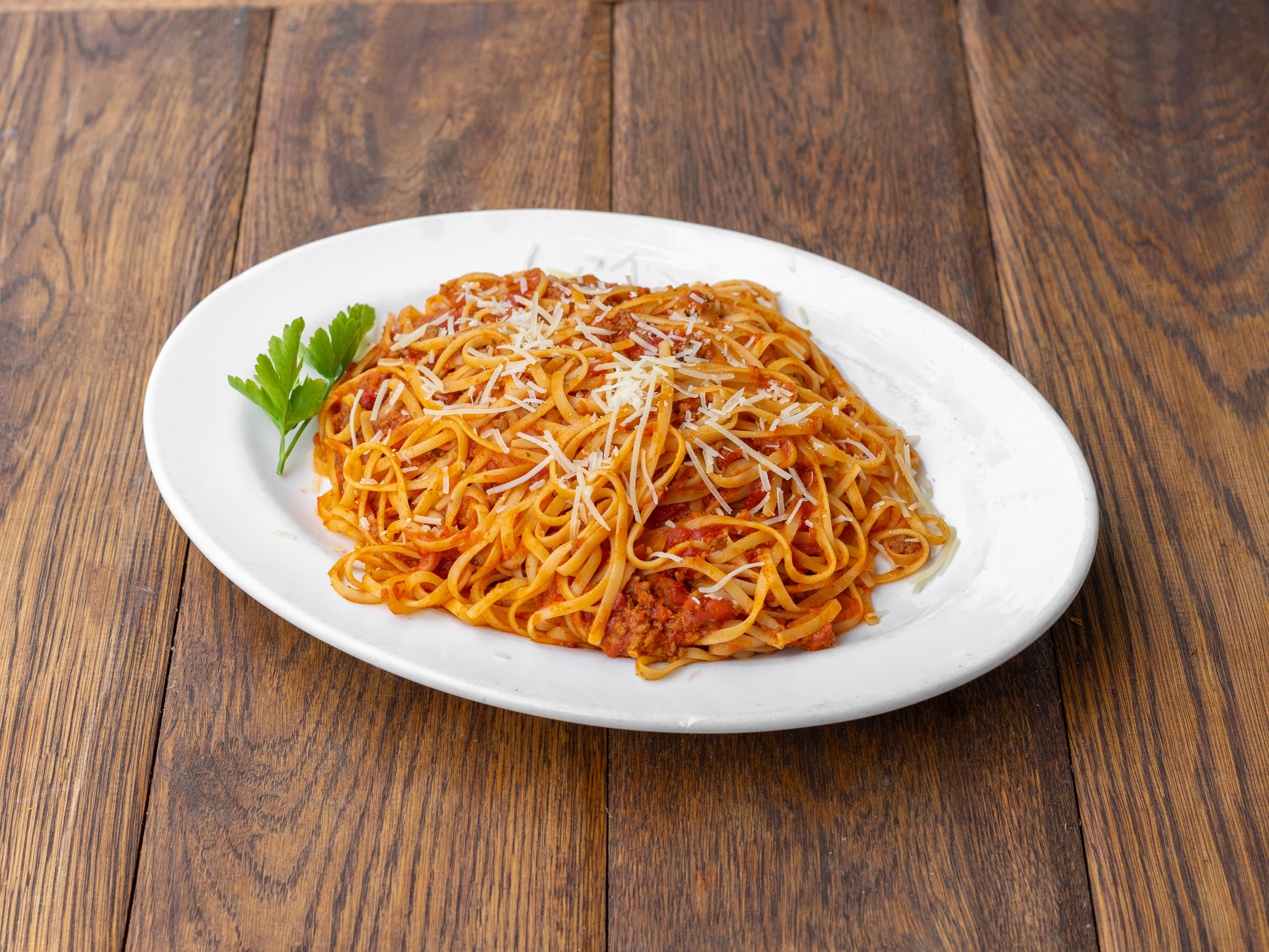 Order Spaghetti Bolognese food online from Allegro Pizzeria store, Carmel-by-the-Sea on bringmethat.com