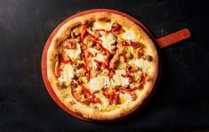Order MyPie Hog & Honey Pizza food online from Flippers Pizzeria store, Saint Petersburg on bringmethat.com