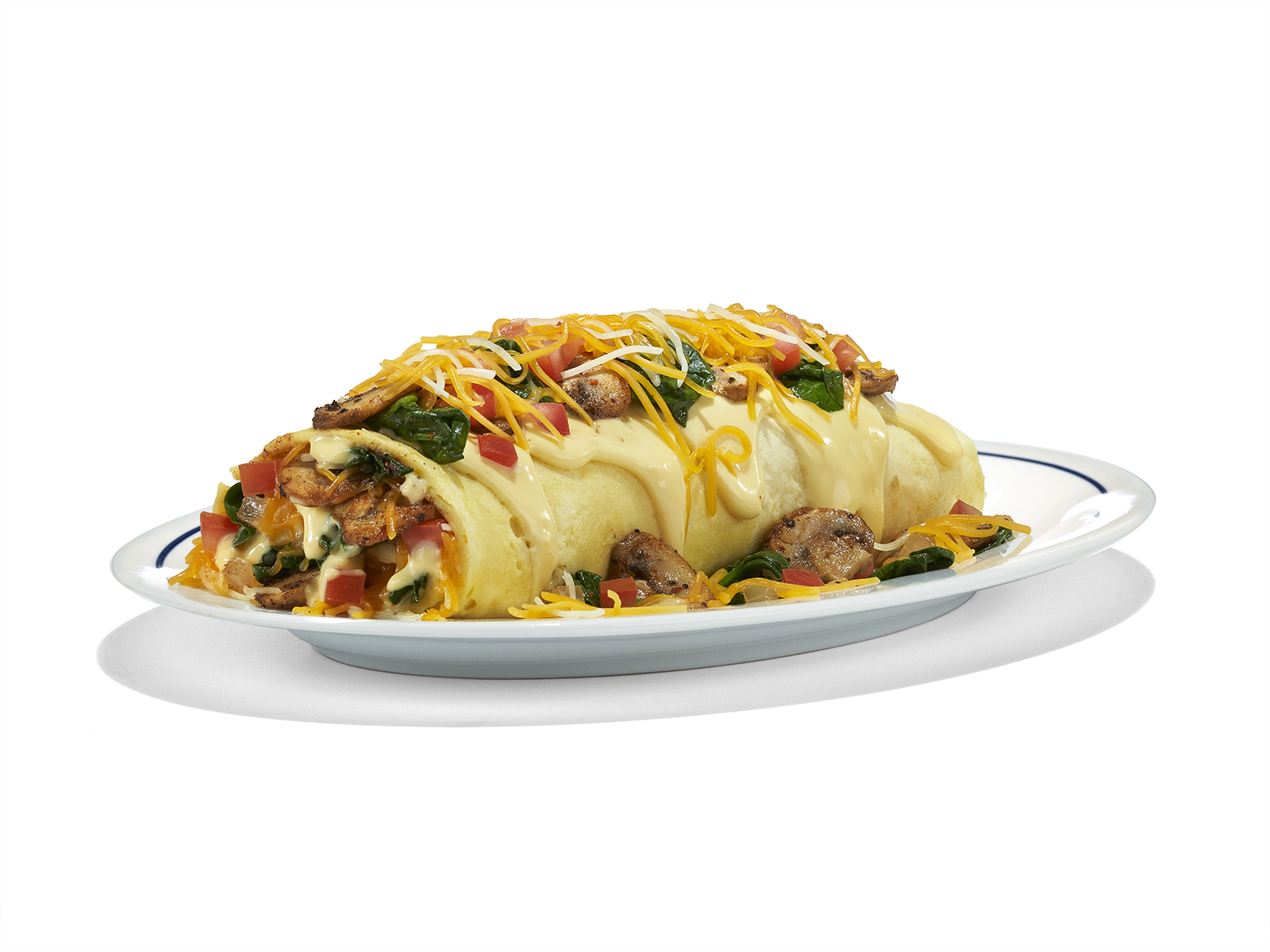 Order Spinach & Mushroom Omelette food online from IHOP store, Rochester on bringmethat.com