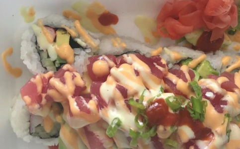 Order Spicy Tuna Roll food online from Kenzie Hibachi Sushi store, Columbus on bringmethat.com