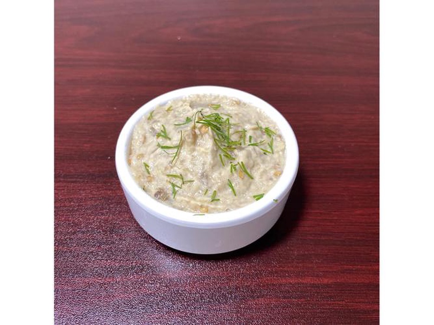 Order Small Eggplant Dip food online from Gyro Gyro store, Hartsdale on bringmethat.com