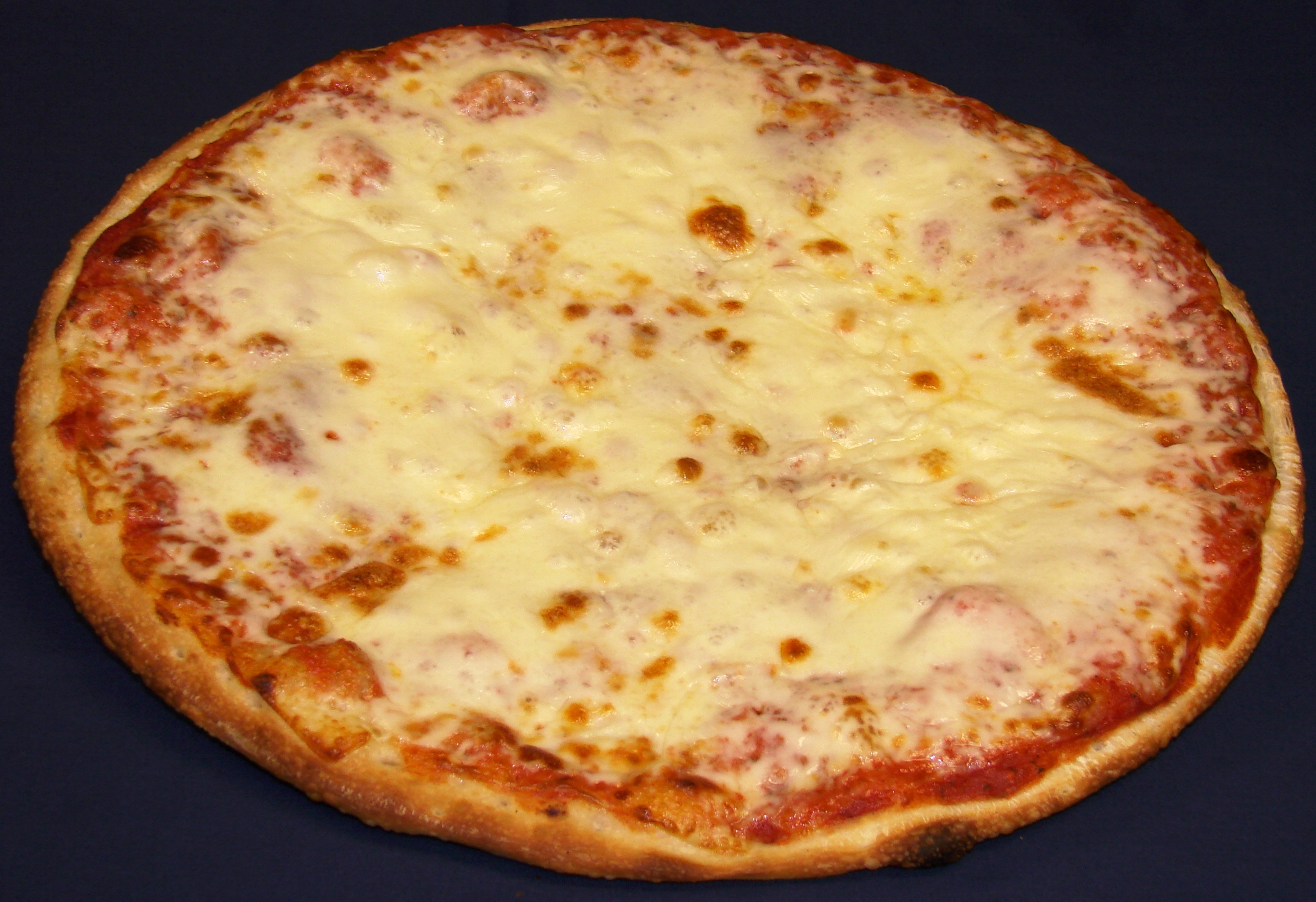 Order Double Cheese Pizza food online from Calz Pizza Subs & Chicken Wings store, Virginia Beach on bringmethat.com