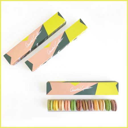 Order Pre Assorted Gift Box – 12 Macarons food online from Chantal Guillon store, Palo Alto on bringmethat.com