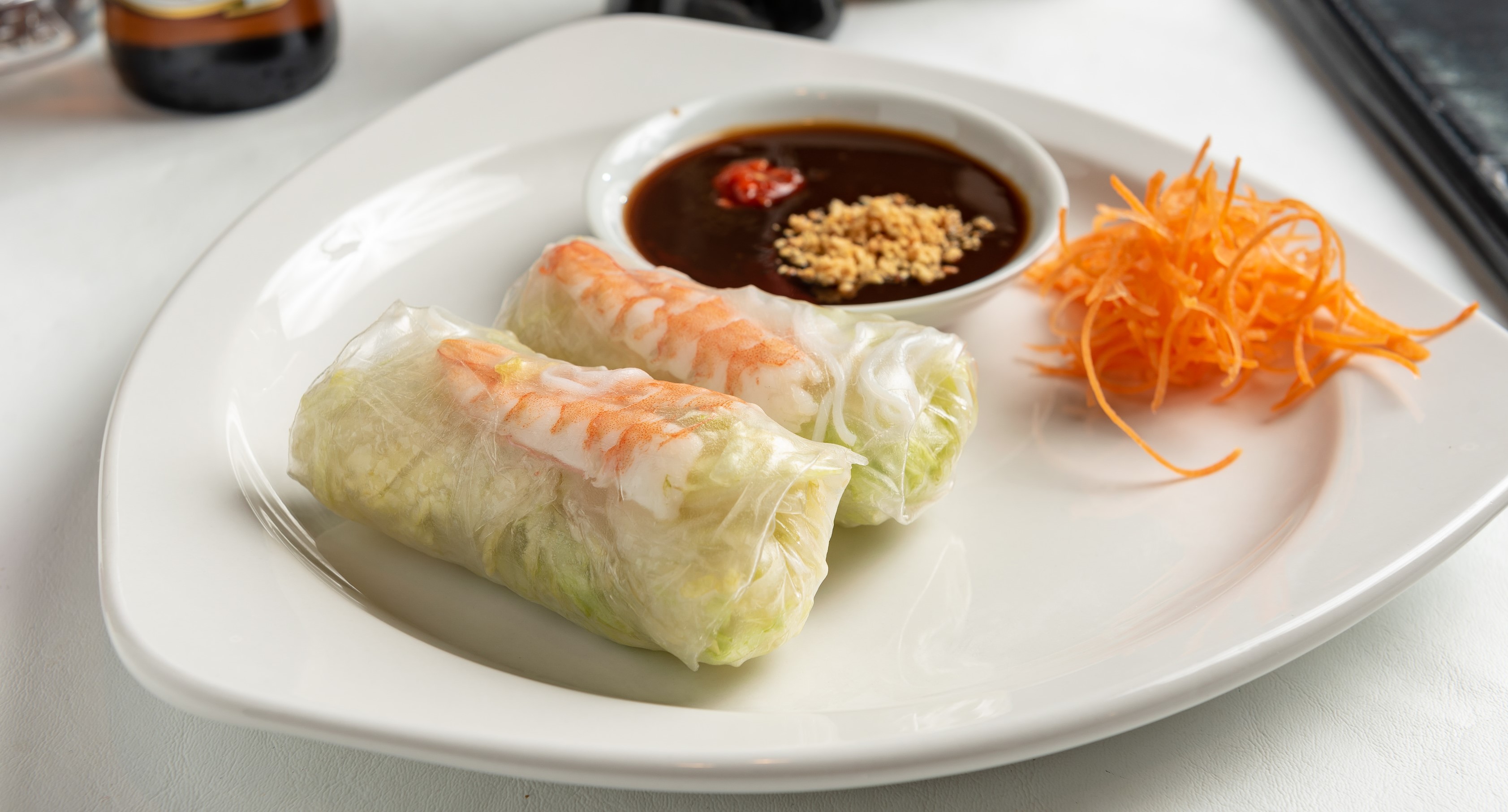 Order Fresh Summer Rolls Appetizer food online from Phuket Thai Restaurant store, Huntsville on bringmethat.com
