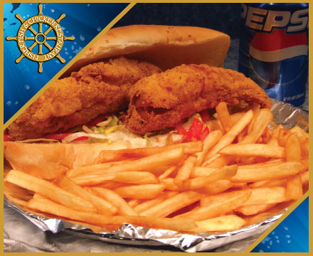 Order Catfish Sandwich food online from Fisher Fish & Chicken store, Columbus on bringmethat.com
