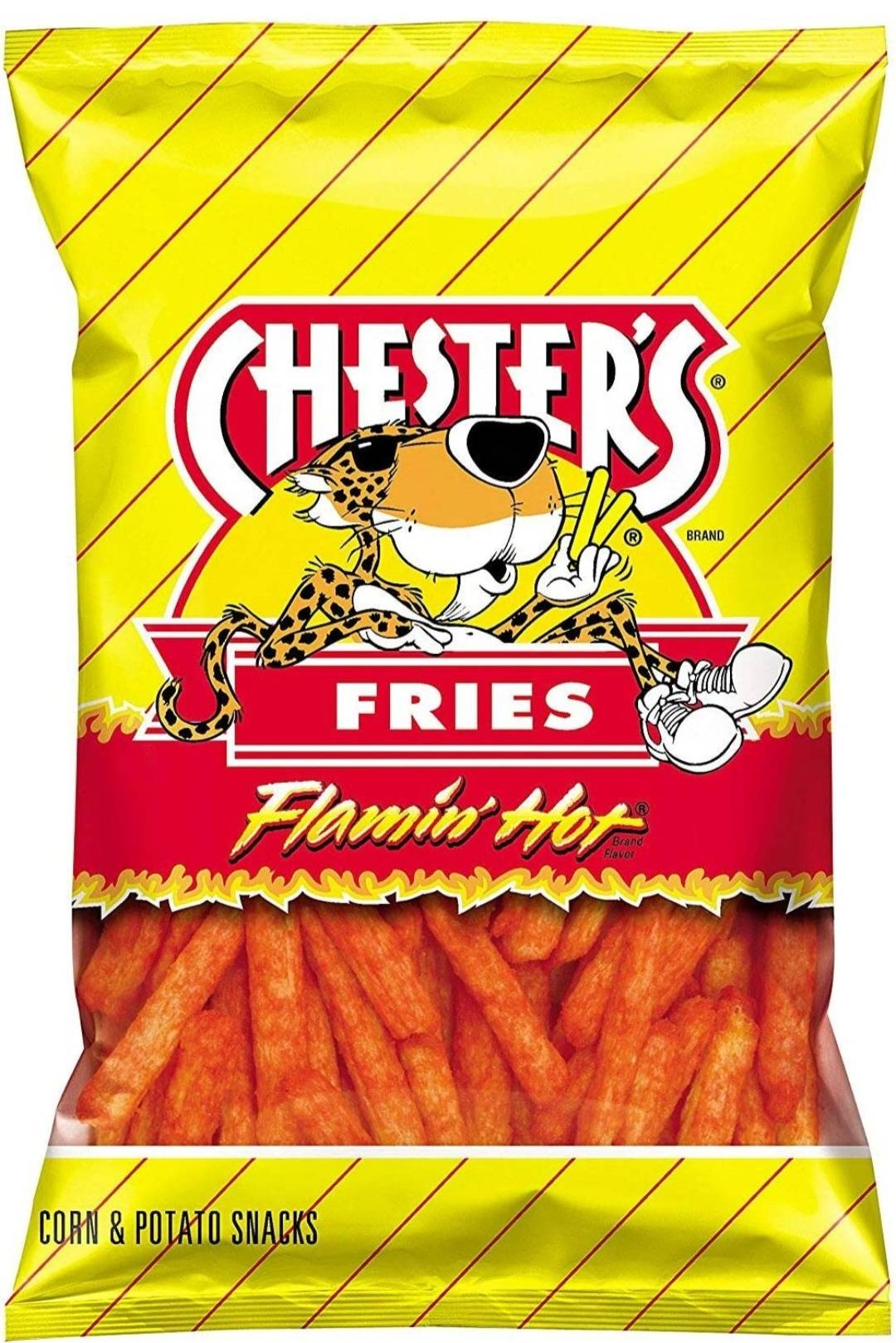Order Chester Flamin Hot fries chips food online from Chaffle Cafe Catering Cart store, Norcross on bringmethat.com