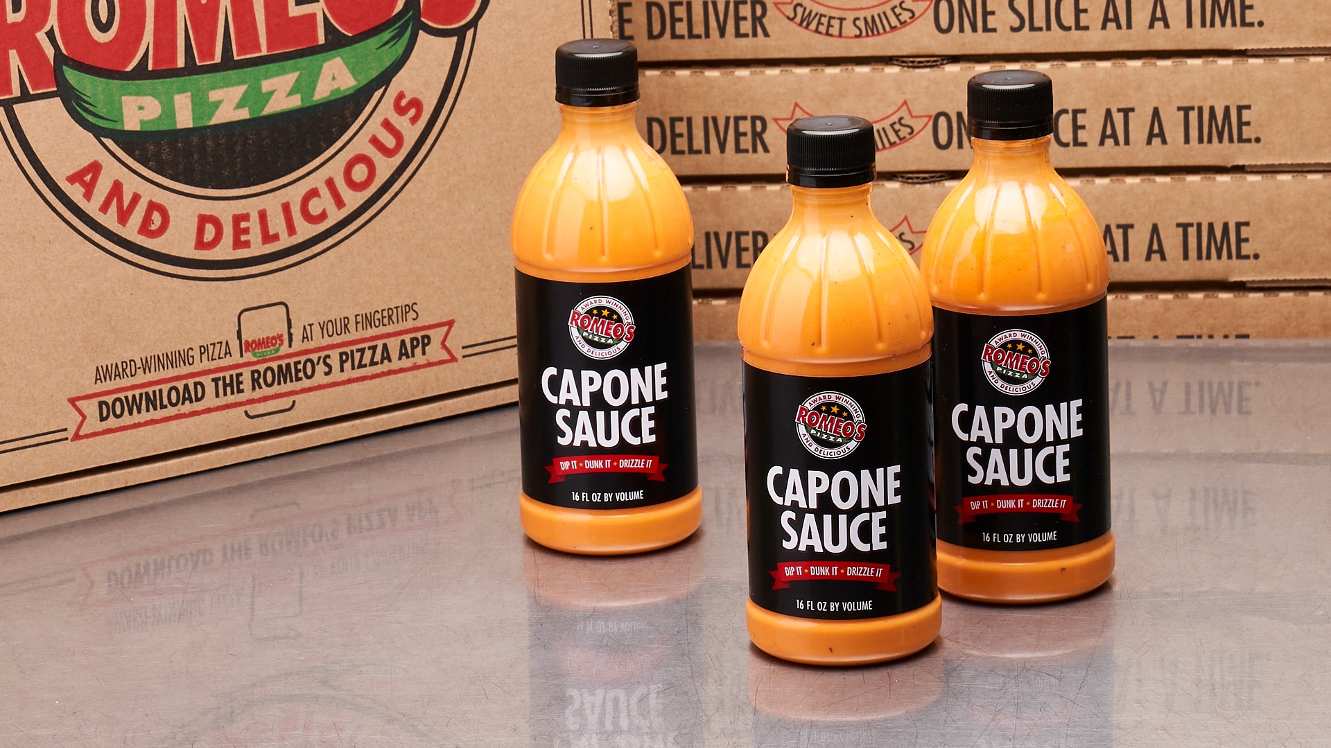 Order Capone 16 oz Bottle food online from Romeo'S Pizza store, Columbus on bringmethat.com