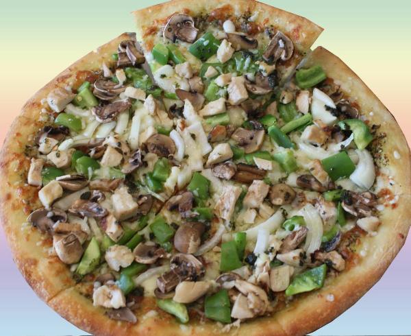 Order Chicken Pesto Pizza food online from North End Pizza store, Los Angeles on bringmethat.com