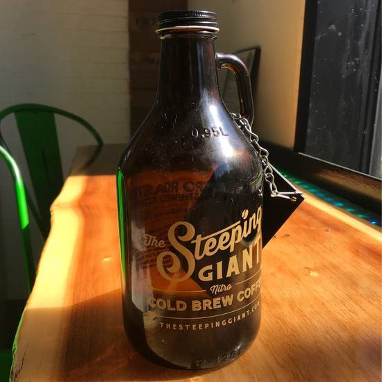 Order Cold Brew Growlers - Glass Only (32 Ounce) food online from Fresh Healthy Cafe store, San Marcos on bringmethat.com