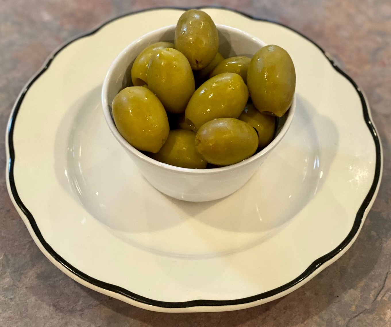 Order Green Olives food online from Oliveiras Peabody store, Peabody on bringmethat.com