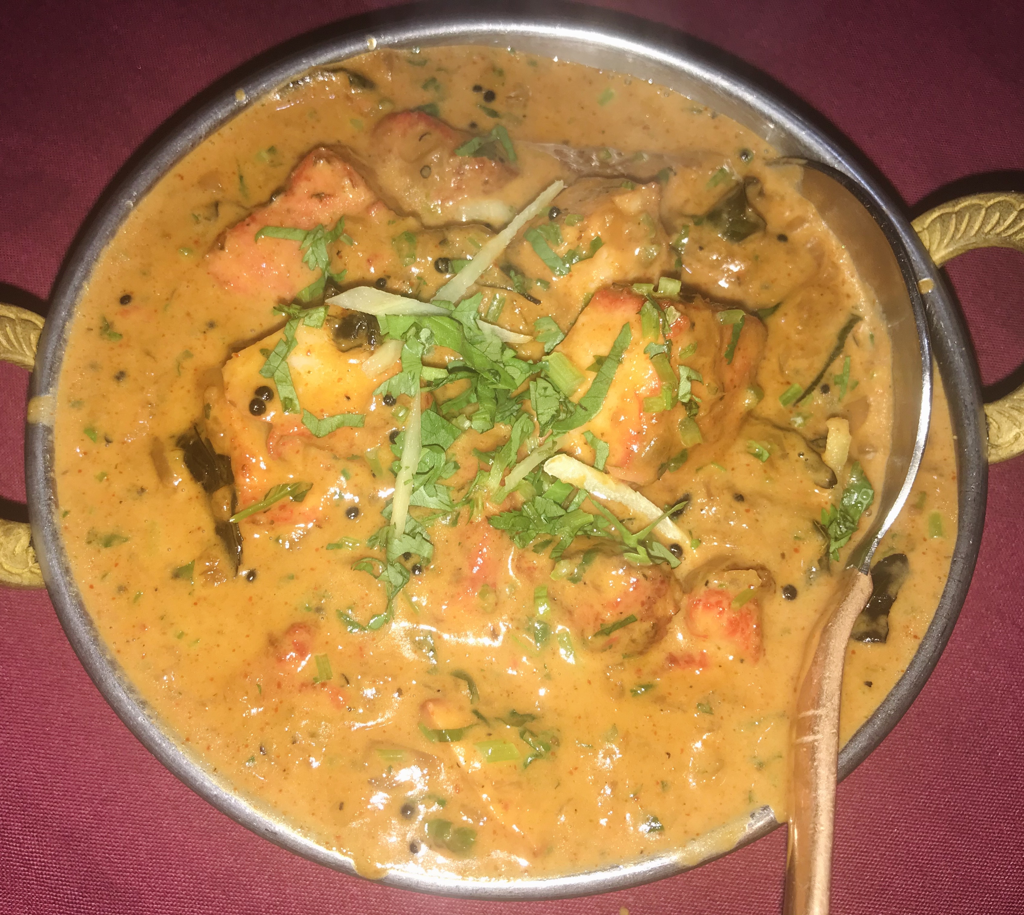 Order Goan Fish Curry food online from Darbar Restaurant store, Baltimore on bringmethat.com