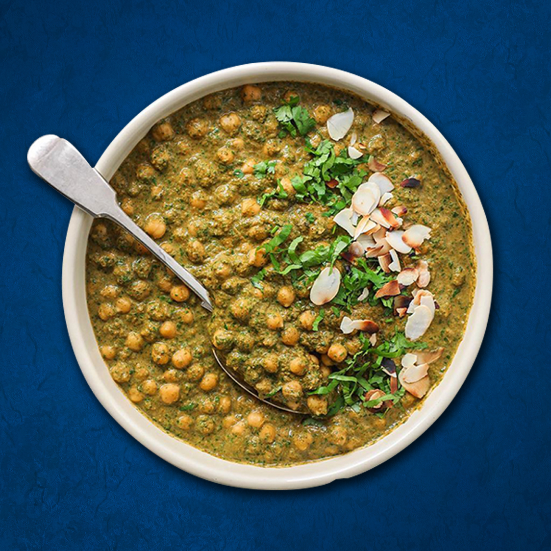 Order Spinach Chana Saag (Vegan) food online from Indian Vegan Experiment  store, Ocean Township on bringmethat.com