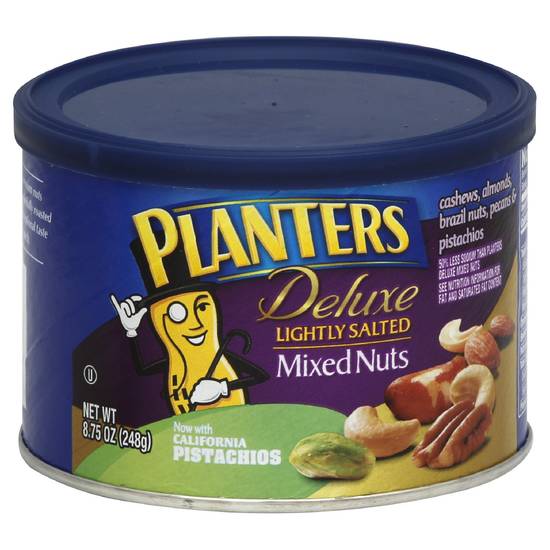 Order Planters Deluxe Lightly Salted Mixed Nuts with Cashews (8.75 oz) food online from Rite Aid store, Eugene on bringmethat.com