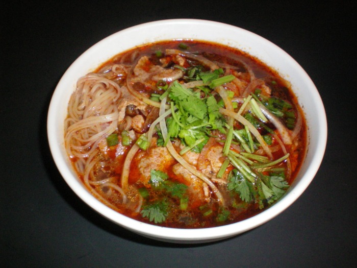Order S10. Round Steak Spicy Rice Noodle food online from Pho Crystal store, Fairview on bringmethat.com