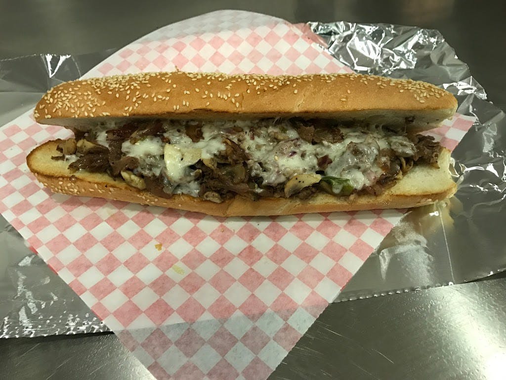 Order Steak & Cheese Sandwich - Extra Cheese food online from New York New York Giant Pizza store, Poway on bringmethat.com