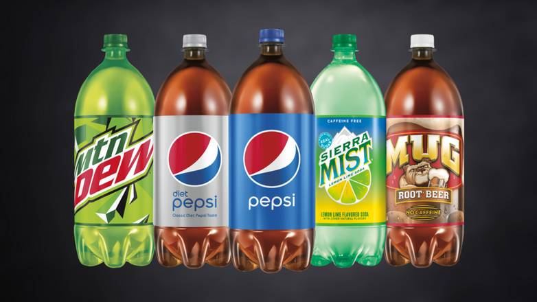Order Pepsi Sodas - 2 Liter Bottle food online from Pizza Factory Inc store, Arlington on bringmethat.com