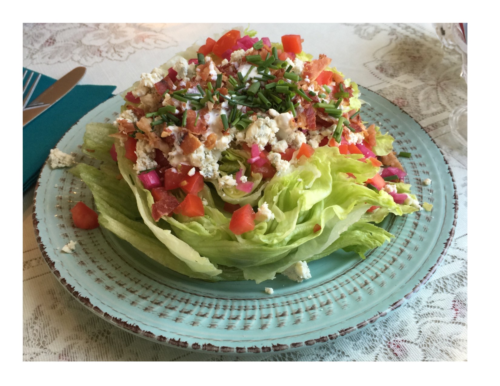 Order Miss Hickory's Wedge Salad food online from Miss Hickory Tea Room store, Strongsville on bringmethat.com