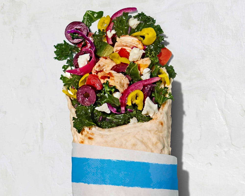 Order Modern Greek Wrap food online from Luna Grill store, Carlsbad on bringmethat.com