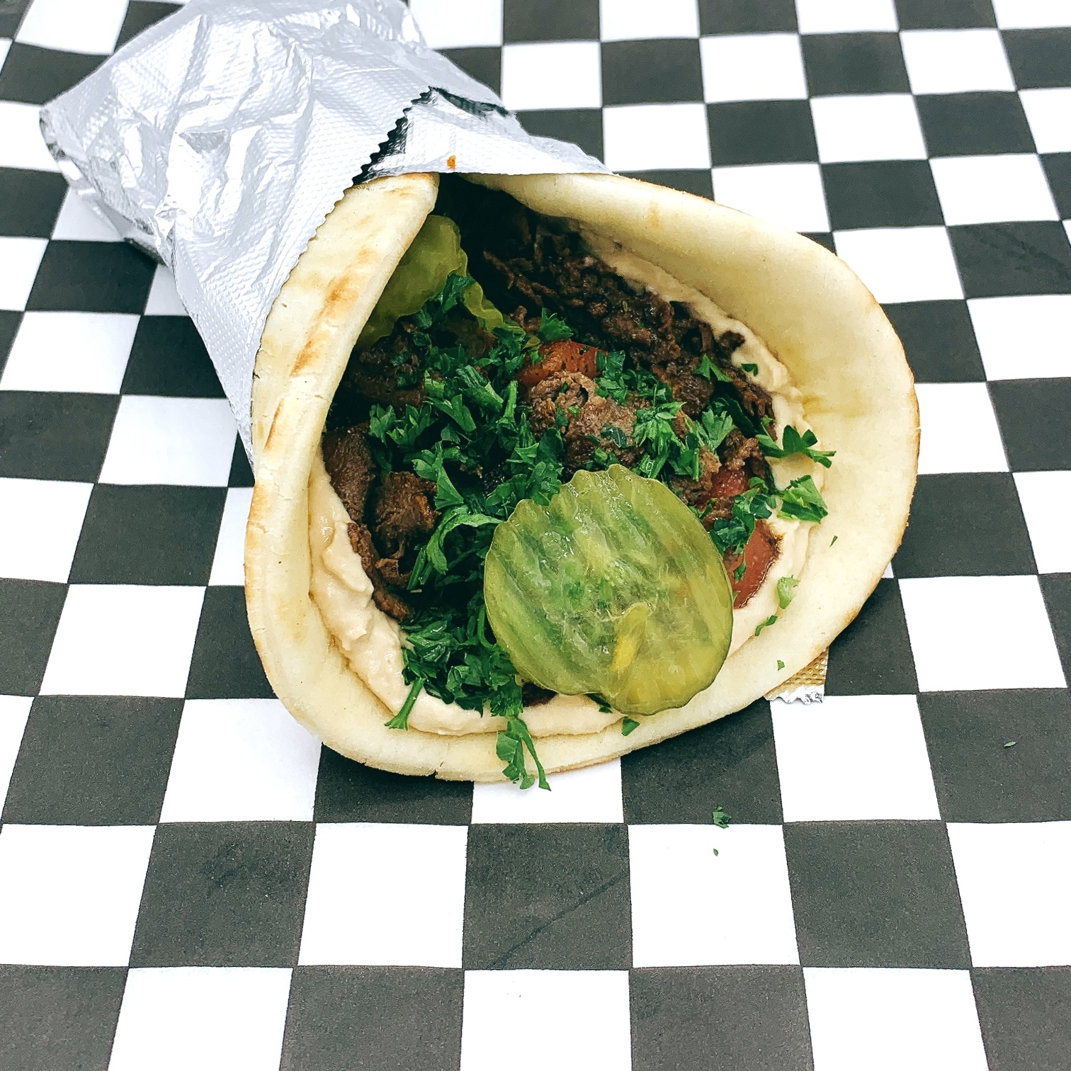 Order Beef Shawarma wrap food online from Heroes Meal store, Midland on bringmethat.com