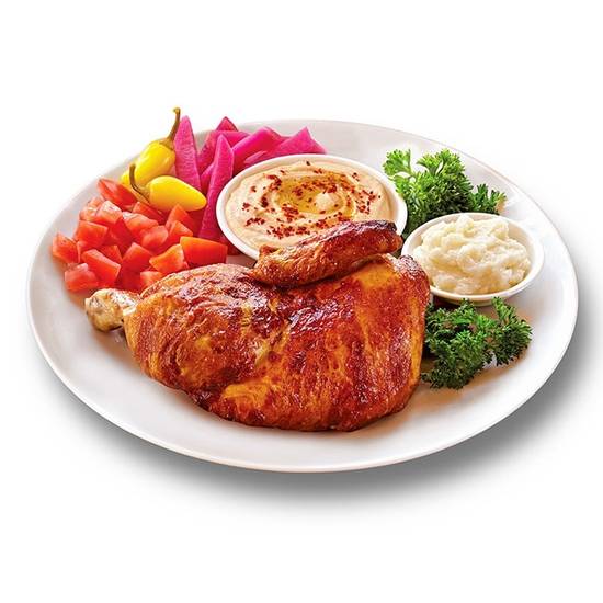 Order Half Chicken Plate food online from Zankou Chicken store, Glendale on bringmethat.com