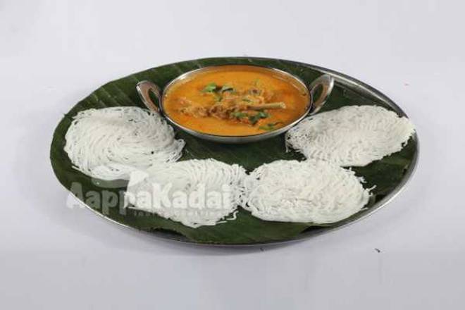 Order IDIYAPPAM WITH CHICKEN CURRY food online from Aappakadai store, Pleasanton on bringmethat.com