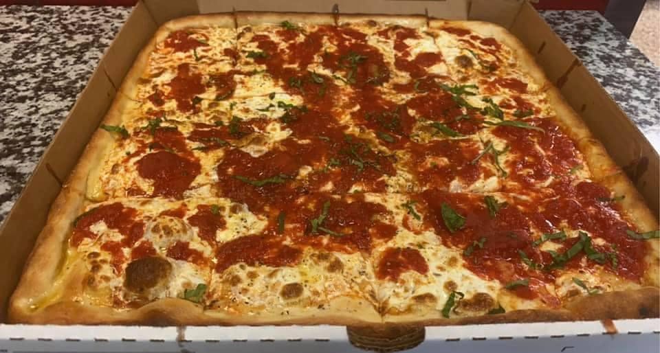 Order Sicilian Brooklyn Pizza - Small food online from Mannino's 3 store, Hamilton Square on bringmethat.com