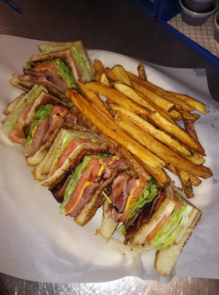 Order 45. Club Sandwich food online from Texas Rose Restaurant & Club store, Wilmer on bringmethat.com