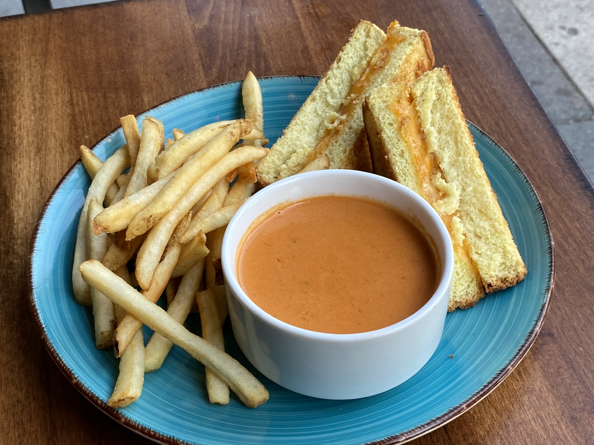 Order Grilled Cheese & Tomato Soup food online from Rewind Taco store, Washington on bringmethat.com