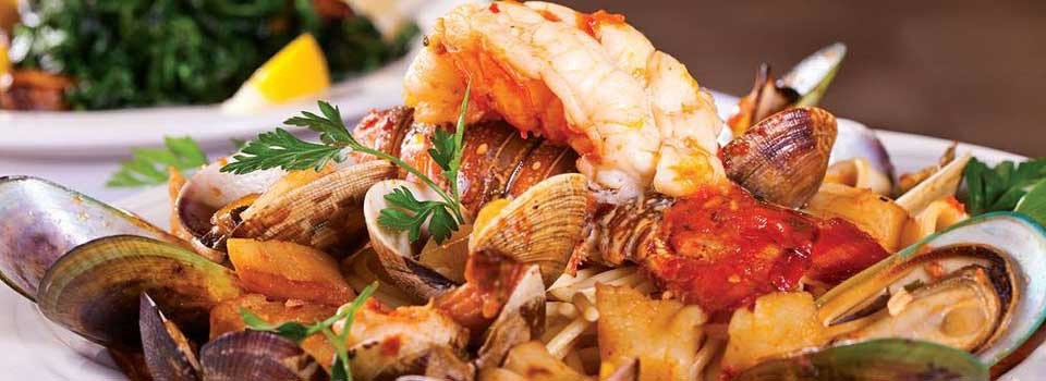 Order Lobster  frad'volo Pasta Dinner  food online from Pasta Mia West store, Las Vegas on bringmethat.com