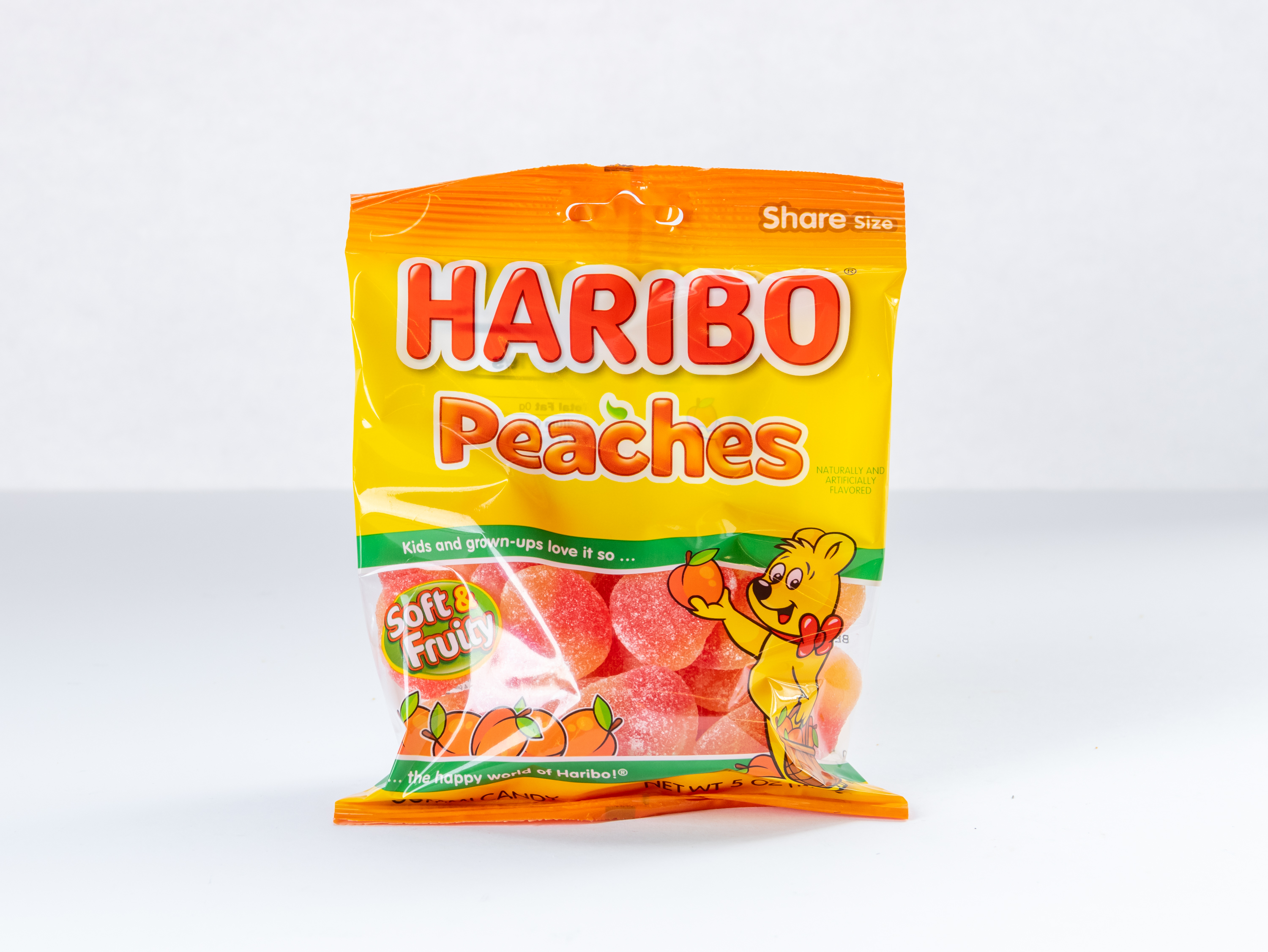 Order Haribo Peaches 5 oz. food online from Loop store, Berkeley on bringmethat.com