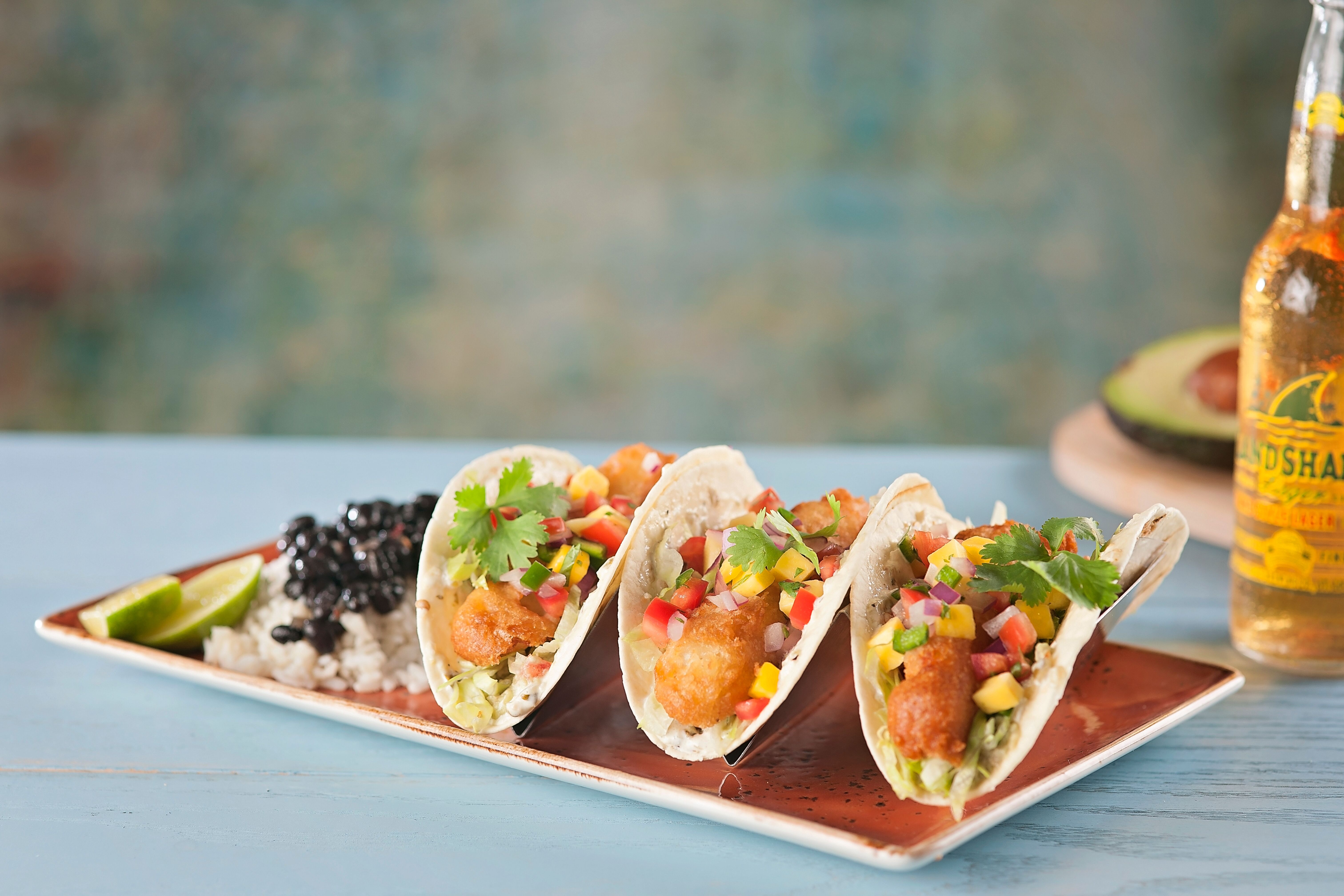 Order Fish Tacos food online from Margaritaville Mall of America store, Minneapolis on bringmethat.com