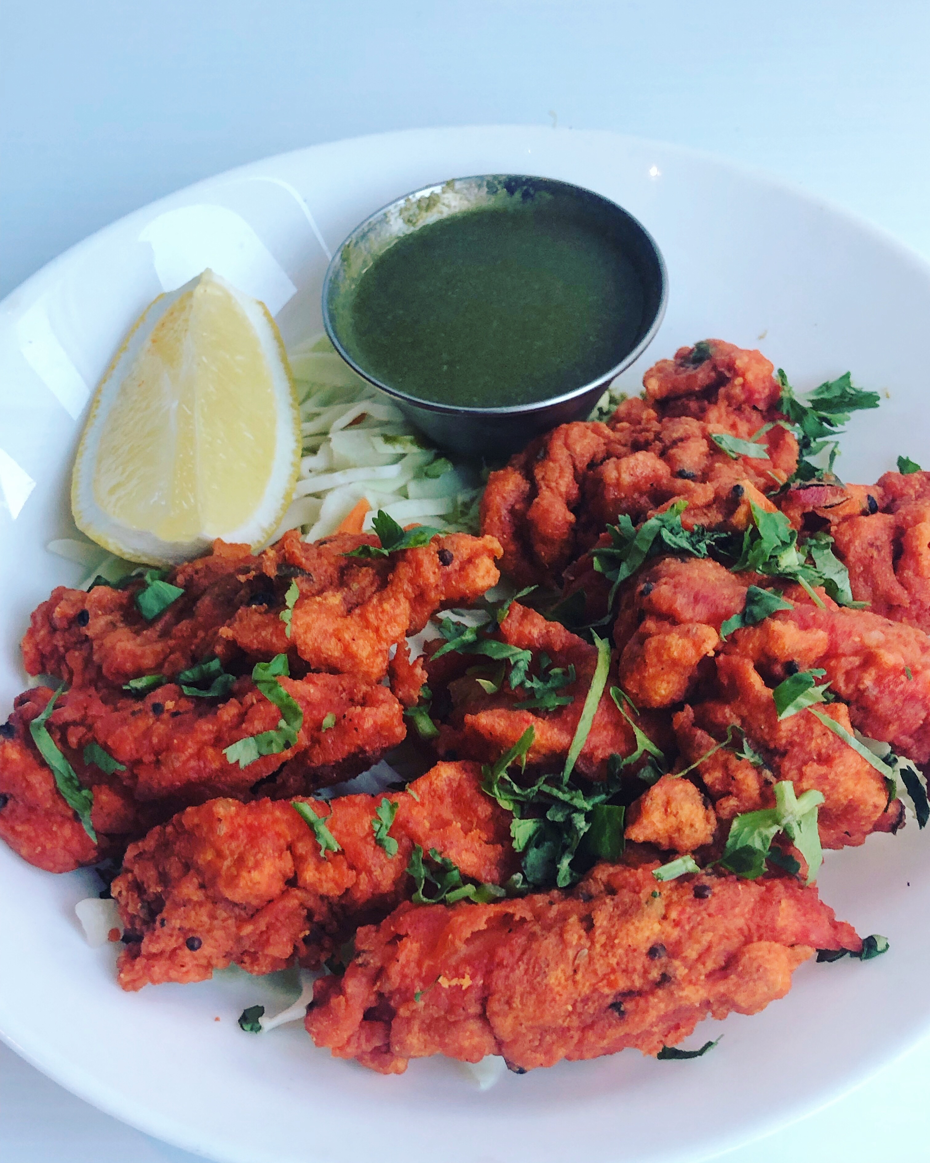 Order Amritsari fish food online from Amiya Indian Cuisine store, Jersey City on bringmethat.com
