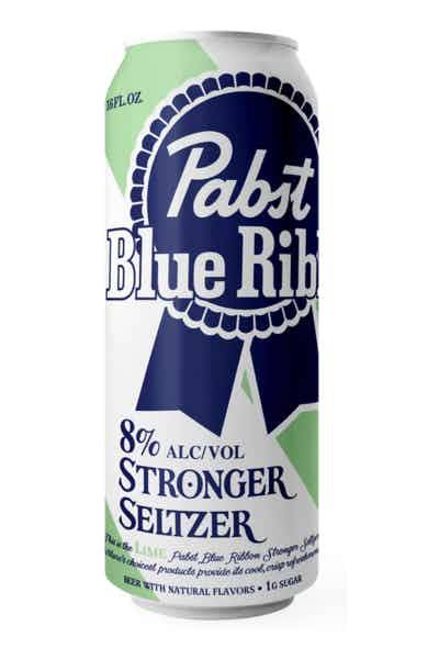 Order Pabst Blue Ribbon Seltzer Lime 4 Pack food online from Deerings Market store, Traverse City on bringmethat.com