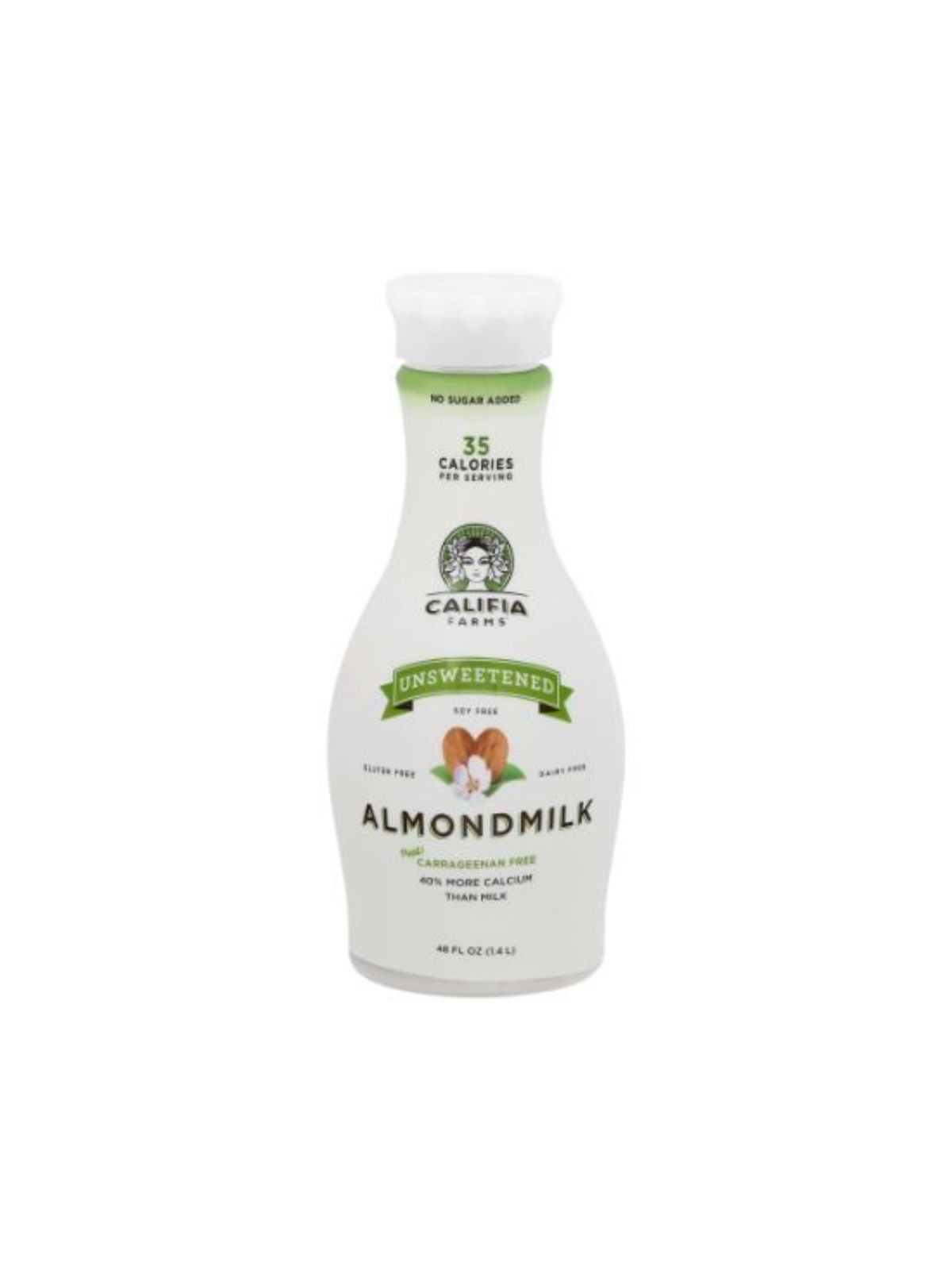 Order Califia Farms Unsweetened Almond Milk (48 oz) food online from Stock-Up Mart store, Los Angeles on bringmethat.com