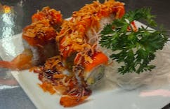 Order Fire Onion Roll food online from Siki Japanese Steakhouse and Sushi store, Lee's Summit on bringmethat.com