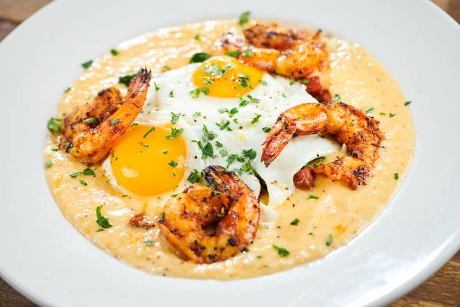 Order Shrimp and Grits food online from Toasted Gastrobrunch store, Las Vegas on bringmethat.com
