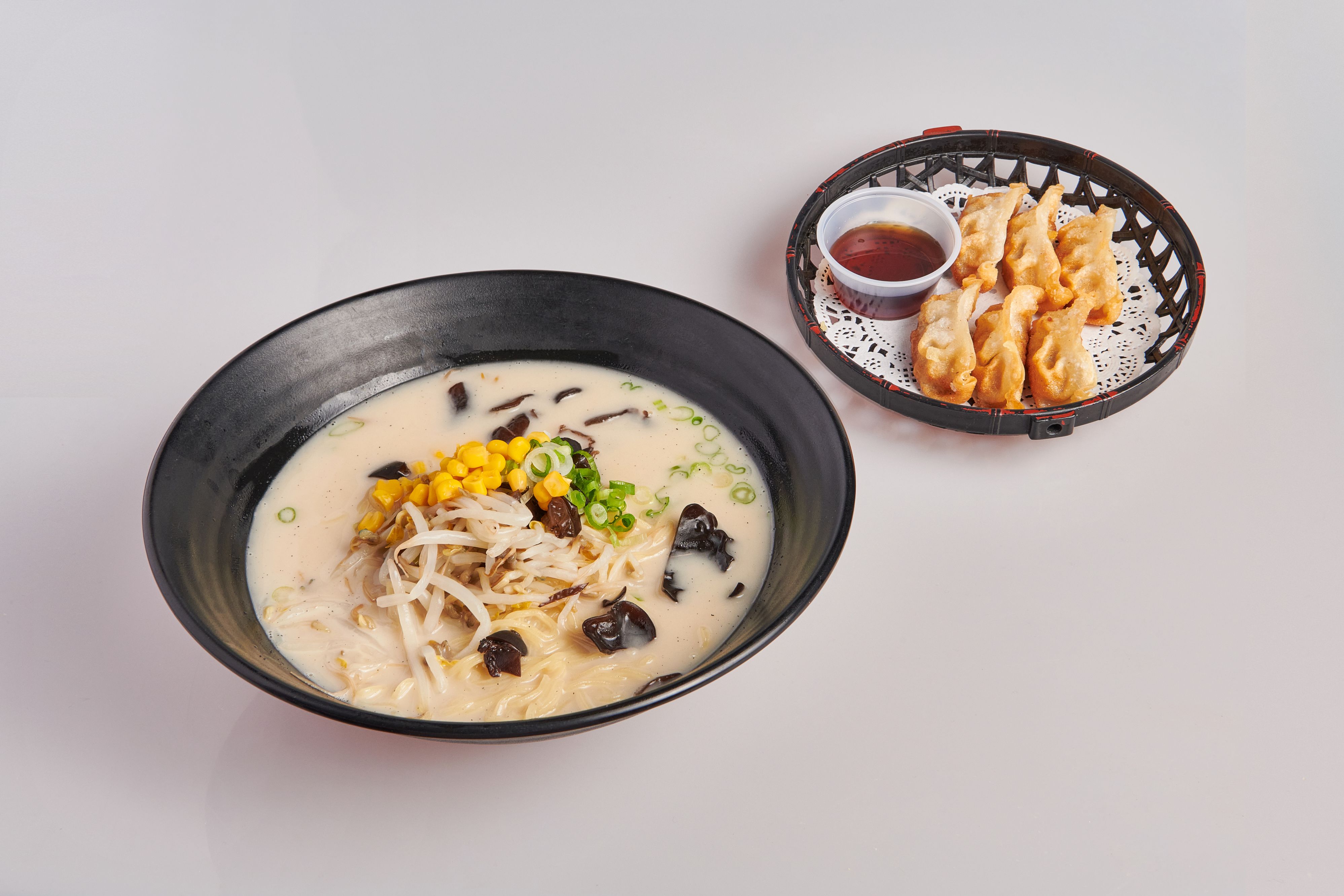 Order Full Miso Ramen with Gyoza food online from Miyako Japanese store, Santa Monica on bringmethat.com