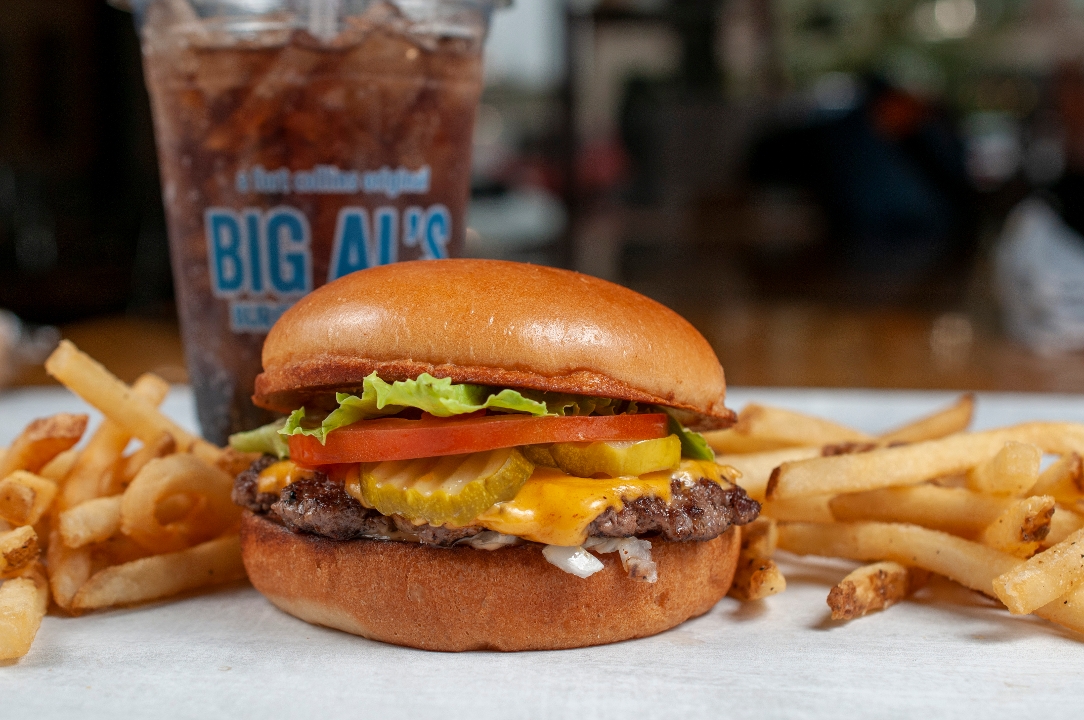 Order Cheeseburger Combo food online from Big Al Burgers & Dogs store, Fort Collins on bringmethat.com