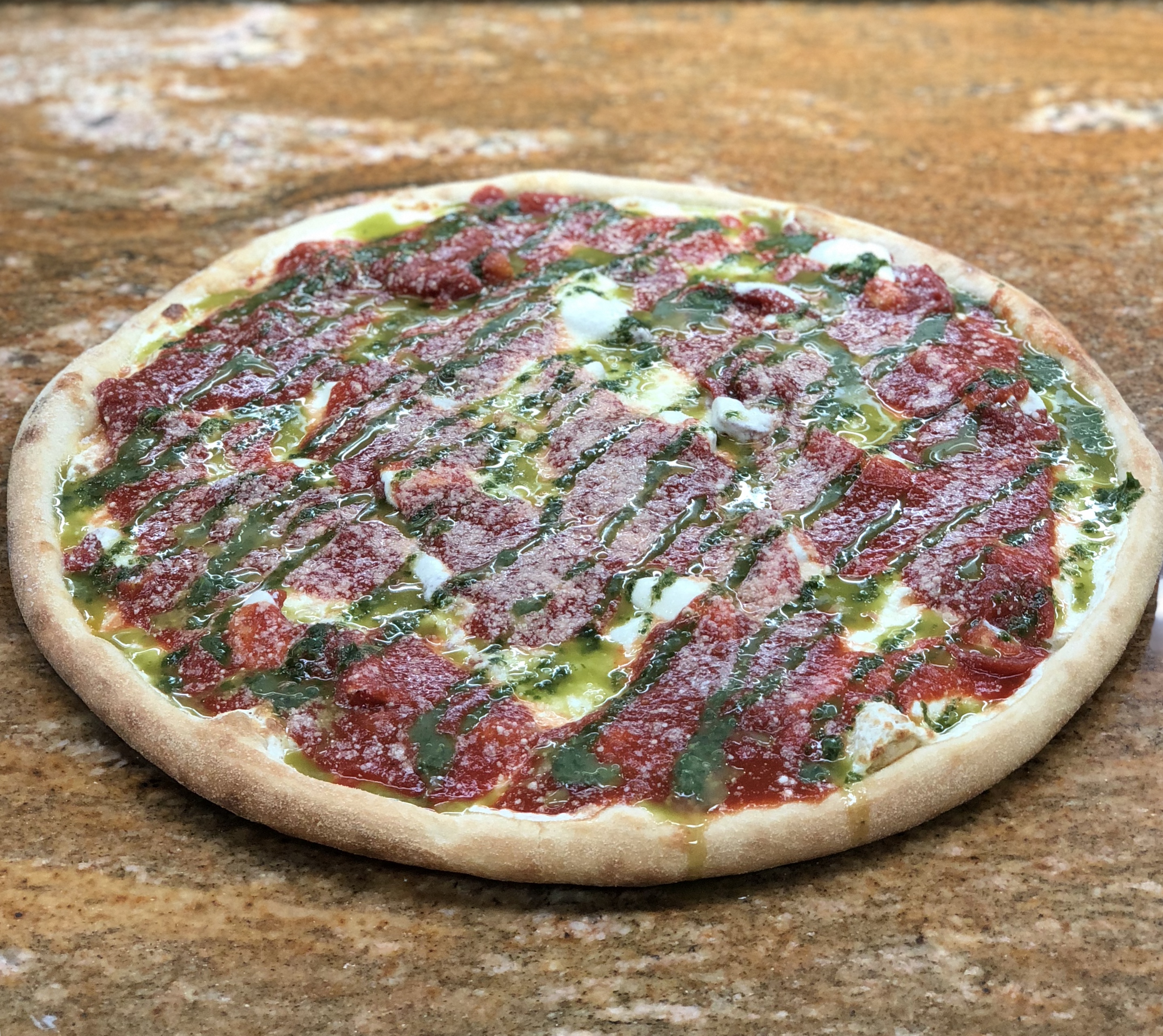 Order Margherita Pizza food online from Piz-zetta store, Brooklyn on bringmethat.com