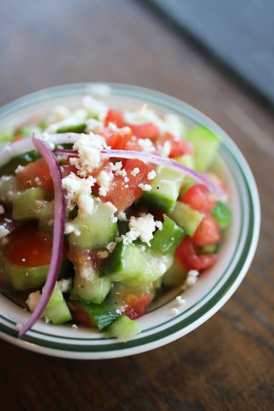 Order Greek Salad food online from Sidewalk Grill store, Los Angeles on bringmethat.com