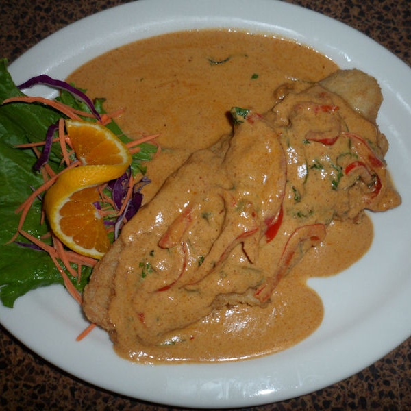 Order 48. Spicy Catfish food online from Finest Thai store, El Cajon on bringmethat.com