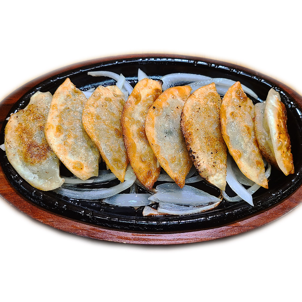 Order 36. Pan-Fried Dumpling  food online from Madanggol K-Foods Restaurant store, Rancho Cucamonga on bringmethat.com