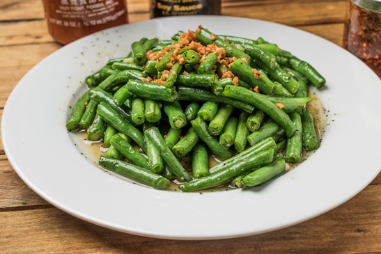Order BKK Green Beans food online from Bangkok Thai Cuisine store, Houston on bringmethat.com