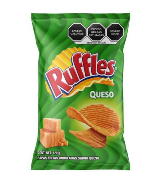 Order Ruffles · Cheese Wavy Potato Chips (4.2 oz) food online from Mesa Liquor store, Mesa on bringmethat.com