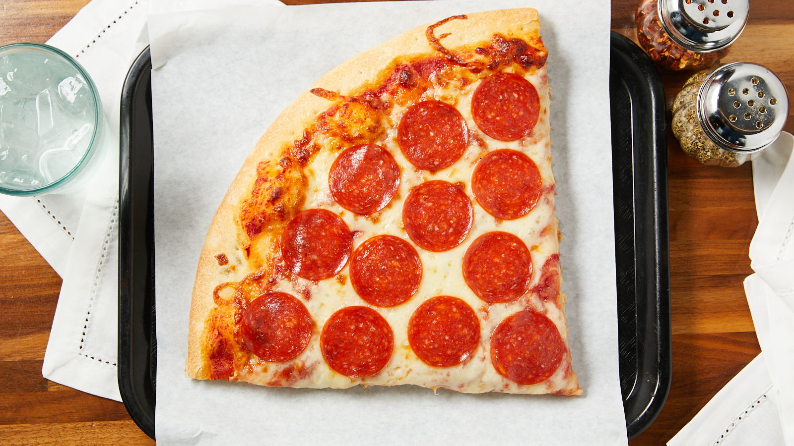 Order Pepperoni Pizza Slice food online from Nonna's Pizza store, Oak Lawn on bringmethat.com