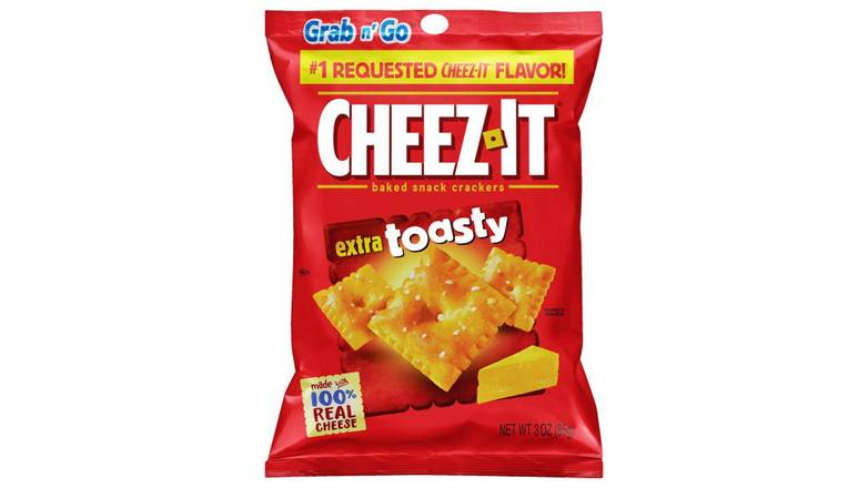 Order Kellogg's Cheez It Crackers Extra Toasty food online from Star Variety store, Cambridge on bringmethat.com