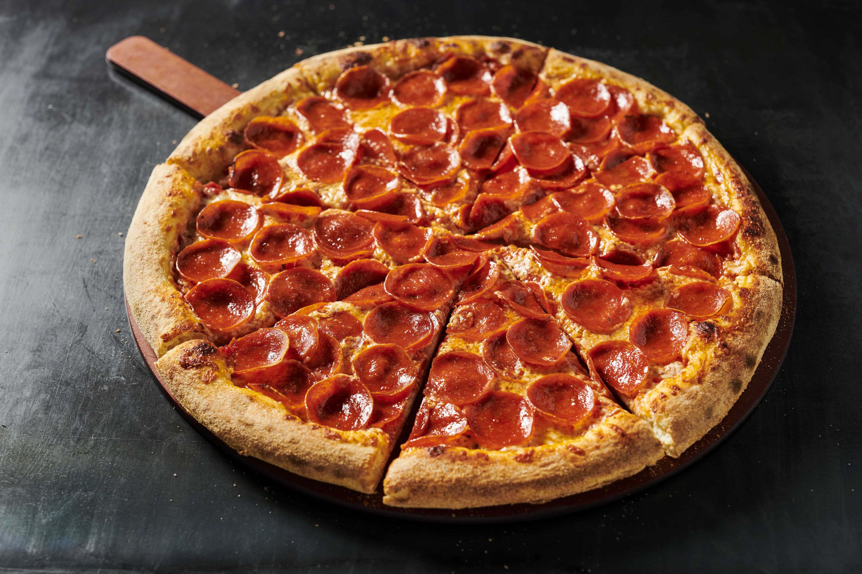 Order 13" Triple Pepperoni Pizza food online from Flippers Pizzeria store, Clermont on bringmethat.com