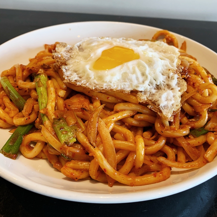 Order Kimchi Butter Udon food online from Kung Pao Bistro store, West Hollywood on bringmethat.com
