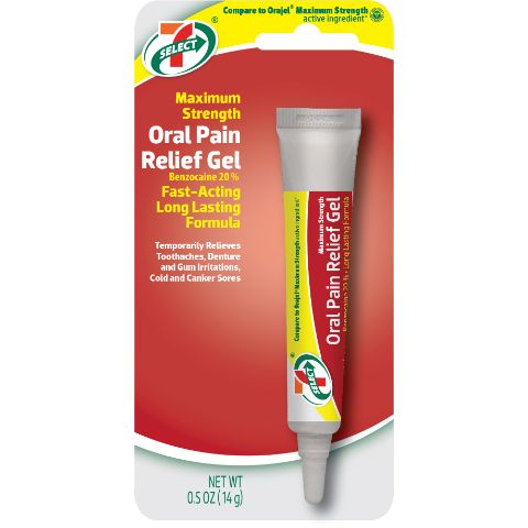 Order 7-Select Oral Pain Relief Gel 0.5oz food online from 7-Eleven store, Norfolk on bringmethat.com